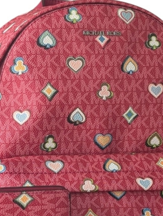 Michael Kors Slater Md Printed Signature Logo Backpack & matching bi-fold wallet main image 13